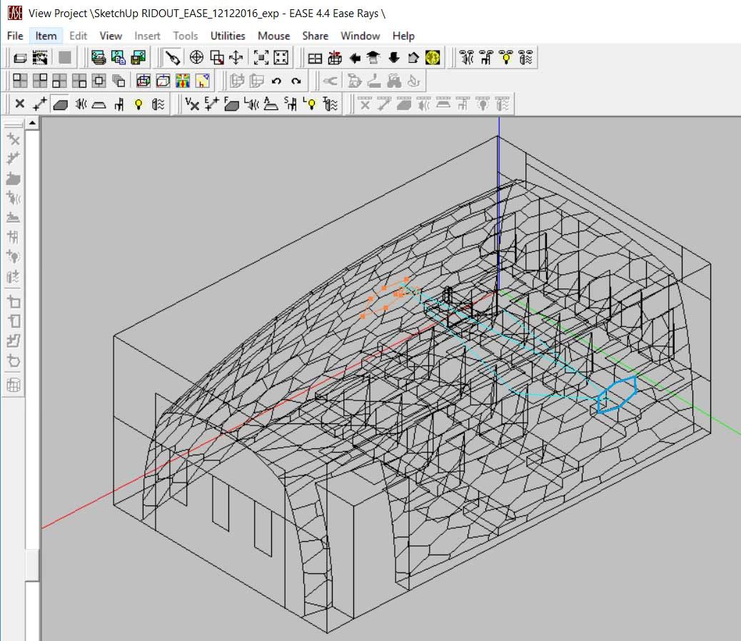 EASE flutter-echo simulation.