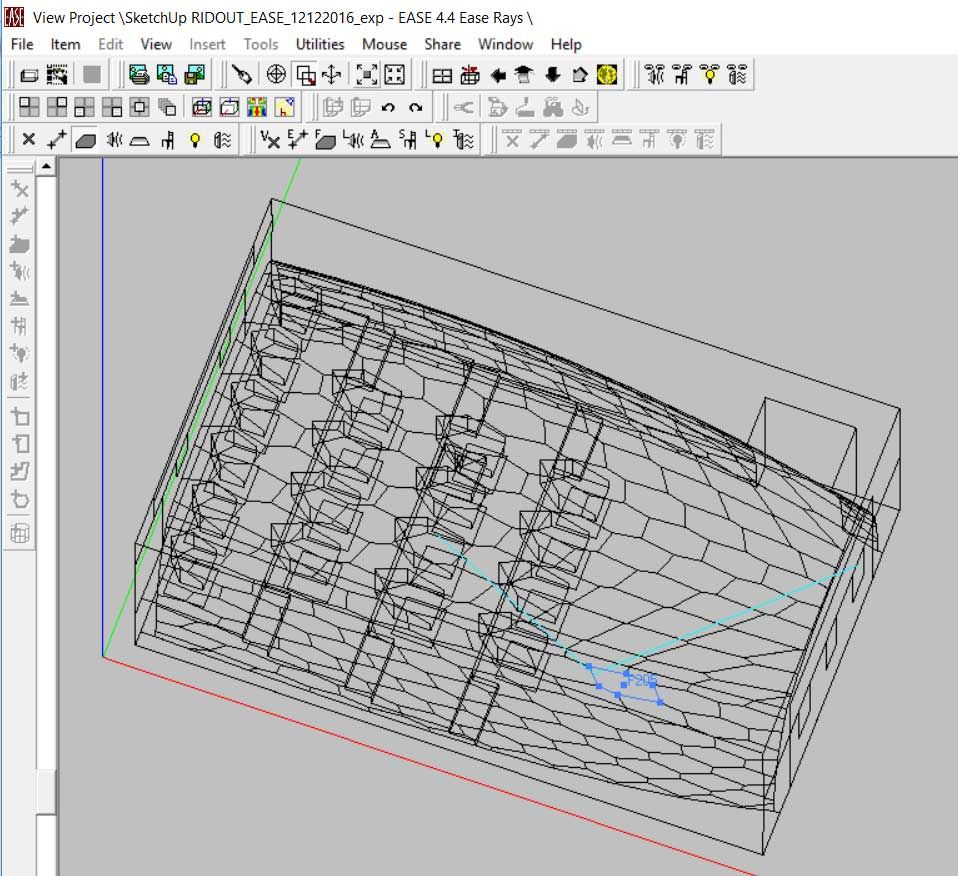 EASE stereo image-shift simulation.