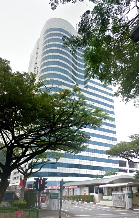 Frontage at the DSTA project.