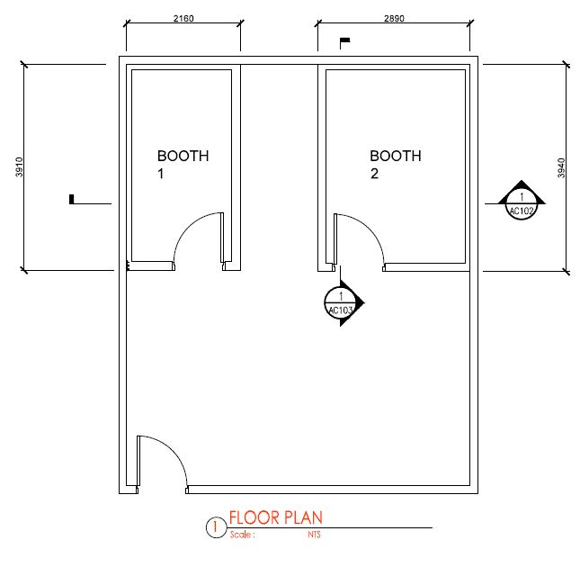 RIPAS Hospital Plan of Audiology Booth