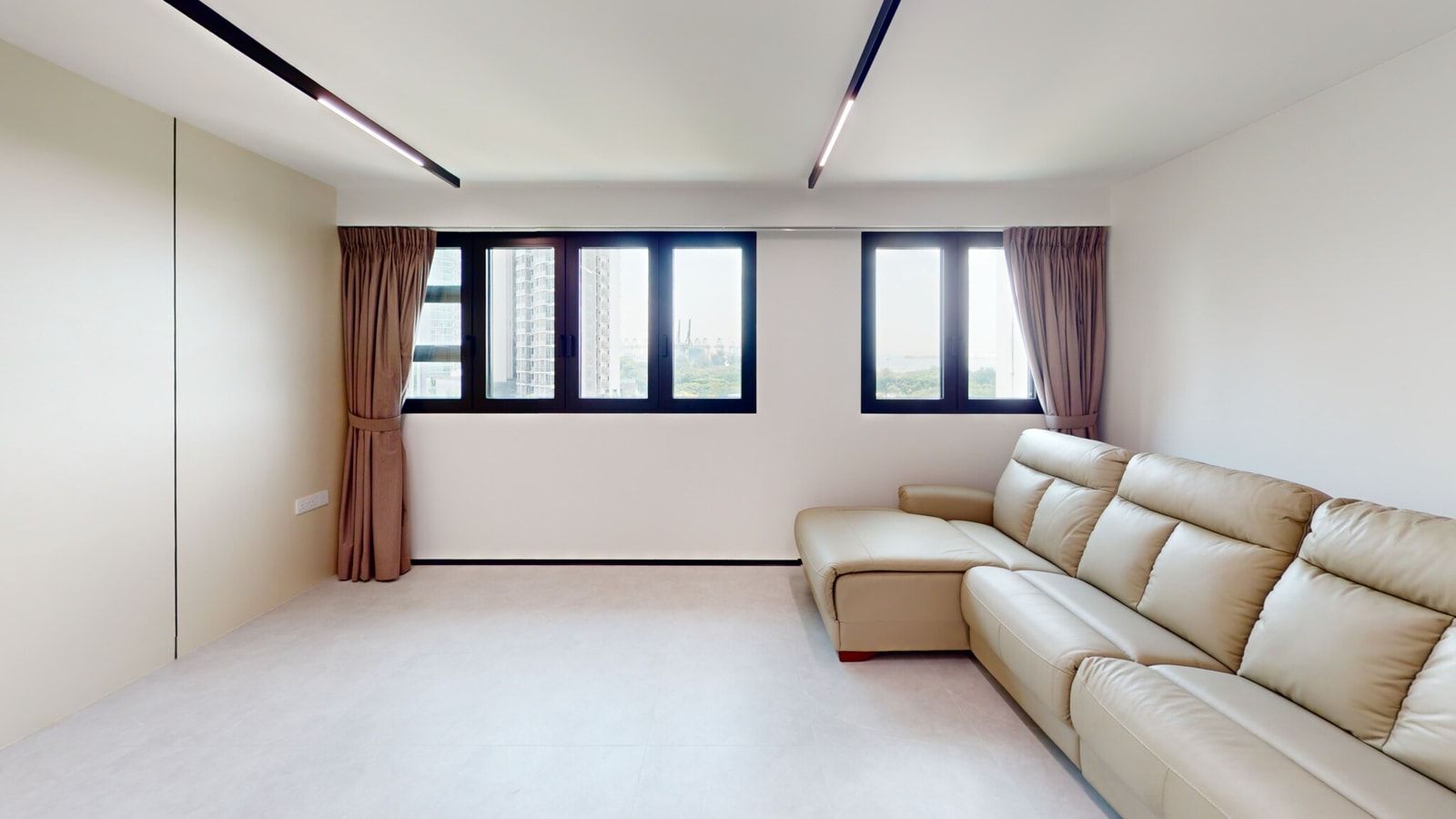 Living Room at the West Coast Crescent project.