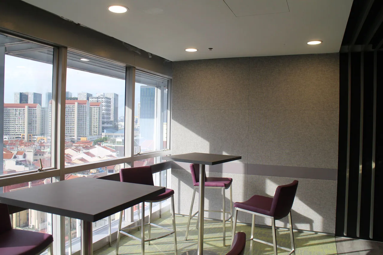 URA KTV Room overlooking the city