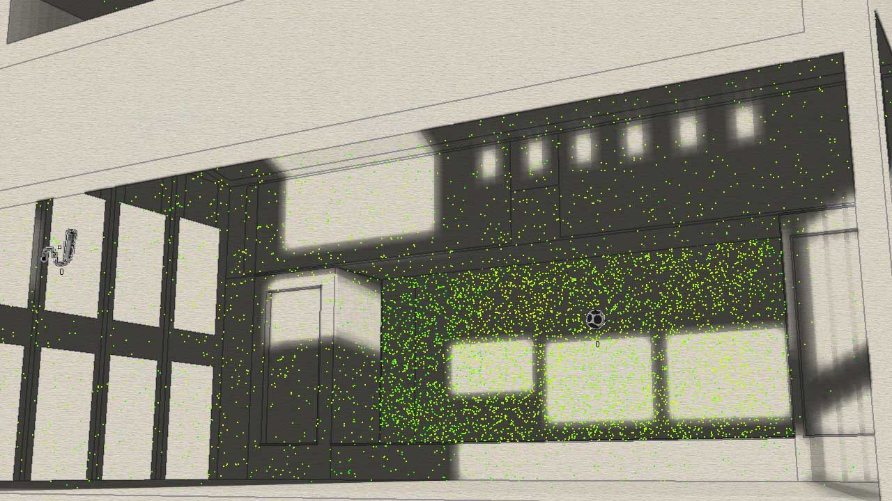 Detailed Rhino room model.